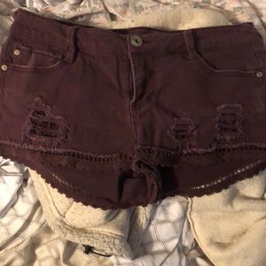 vanity jean shorts!!